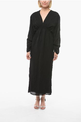 Checked RYAN Maxi Dress with billowing Sleeve and V-Neck size Xs - Birgitte Herskind - Modalova