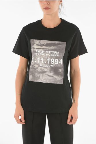 Crew Neck SKYE BOYFRIEND Front Printed T-Shirt size S - AllSaints - Modalova