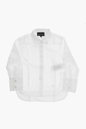 EMPORIO Solid Color Shirt with Side Slits size 12 Y - Armani Junior - Modalova