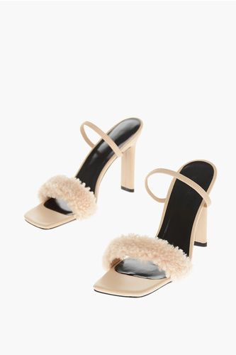 Leather ADA Sandals with Shearling Detail size 35 - By Far - Modalova