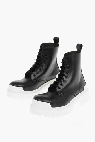 Leather STRIKE Combat Boots With Platform Sole size 38 - Balenciaga - Modalova