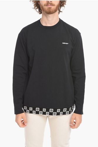 Long-sleeved Monogram Bottom T-Shirt size Xs - Ambush - Modalova