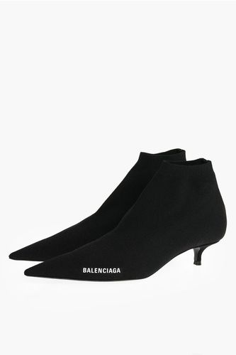 Point Toe Sock Ankle Boots with Side Logo 4 cm size 37 - Balenciaga - Modalova