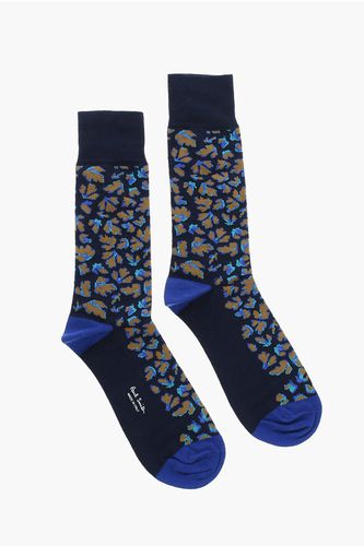Stretch Cotton Long Socks with Graphic Pattern size Unica - Paul Smith - Modalova