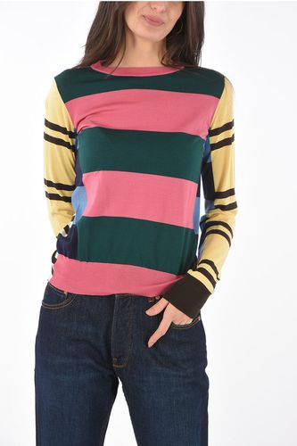 Striped multicolor wool crew-neck sweater size M - Colville - Modalova