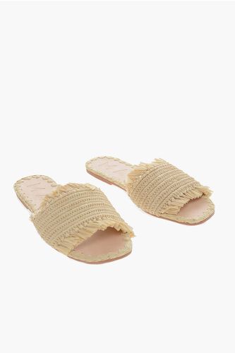 Solid Color Raffia Sandals size 38 - Manebi - Modalova