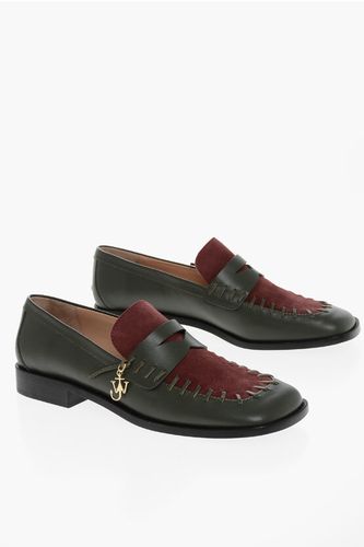 Square Toe Two-tone Loafers with Visible Stitchings size 40 - J.W.Anderson - Modalova