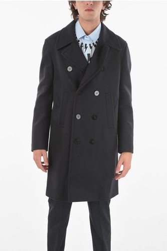 Virgin Wool Blend Double Breasted Chesterfield Coat size 50 - Neil Barrett - Modalova