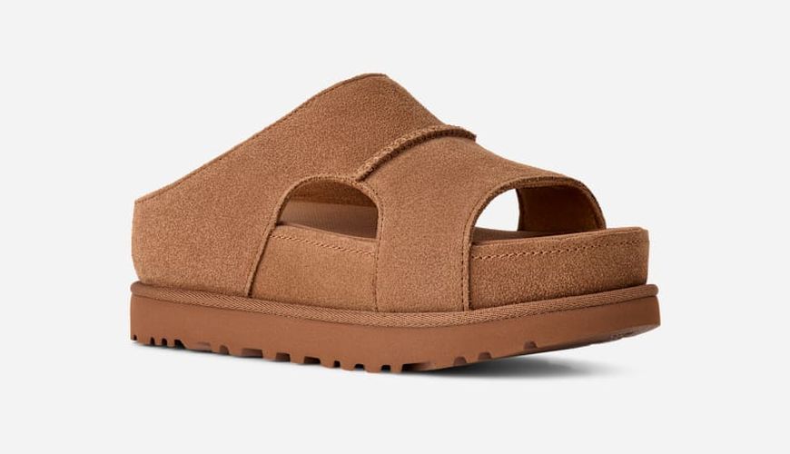 Mule Goldenstar Hi à découpes in Brown, Taille 36, Daim - Ugg - Modalova