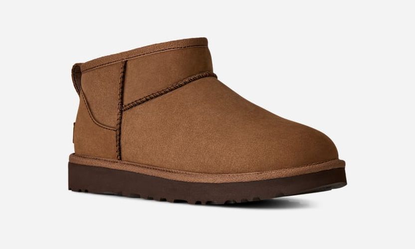 Botte Classic Ultra Mini en nubuck in Brown, Taille 41 - Ugg - Modalova