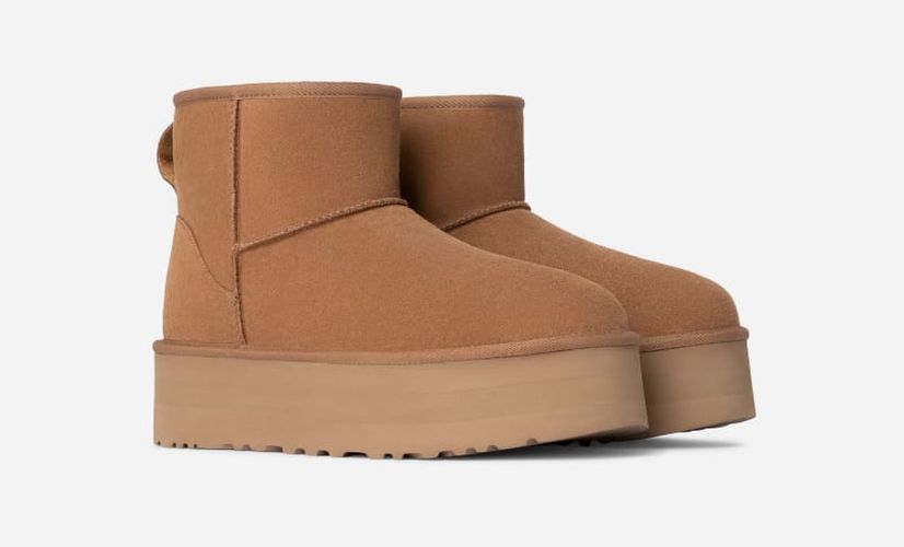 Botte Classic Mini à plateforme | UE in Brown, Taille 43, Daim - Ugg - Modalova