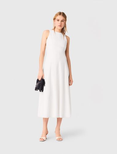 Robe Midi Dos Nu - Blanc - Maje - Maje - Modalova