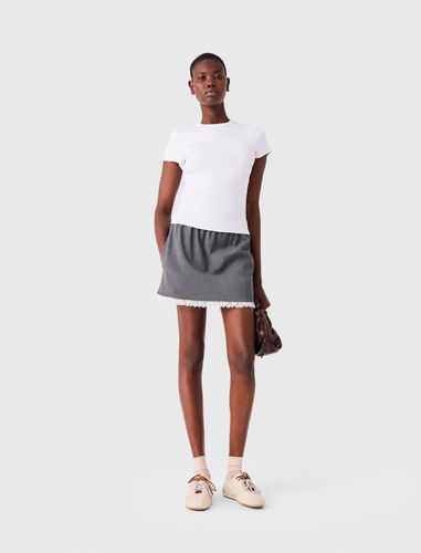Tee-shirt En Coton - Blanc - Maje - Maje - Modalova