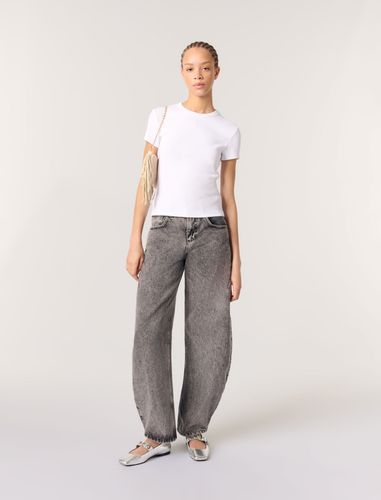 Tee-shirt En Coton - Blanc - Maje - Maje - Modalova