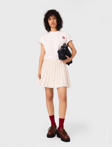 Sweatshirt Crop Avec Logo Brodé - Maje - Modalova