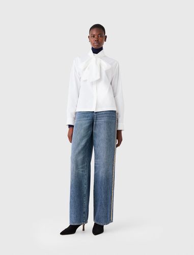 Chemise Avec Lavallière Amovible - Maje - Modalova