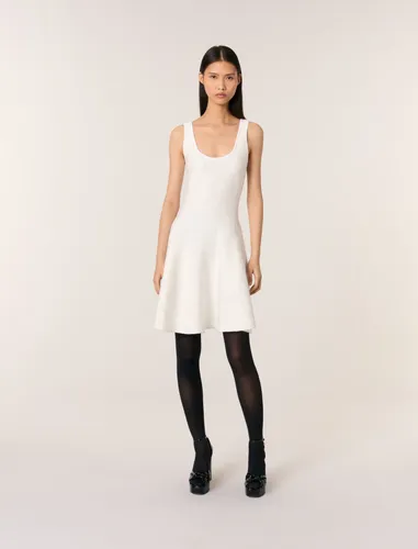 Robe Courte En Maille À Sequins - Maje - Modalova