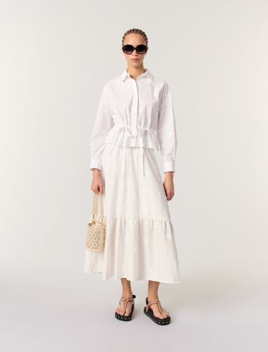 Chemise Courte Brodée - Maje - Modalova