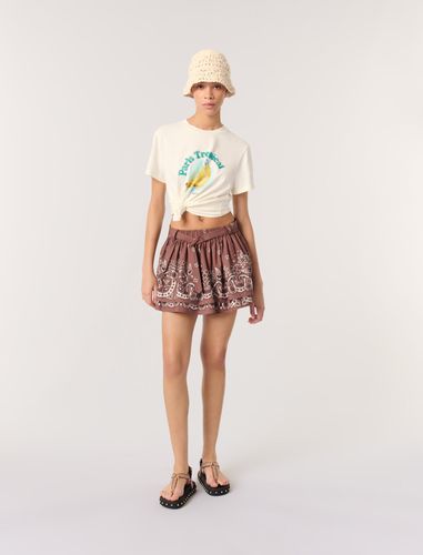 Tee-shirt Imprimé - Blanc - Maje - Maje - Modalova