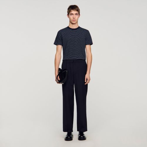 Pantalon large - Sandro Paris - Modalova