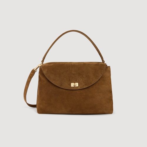 Sac en suède LE GRAND BAZAAR - Sandro Paris - Modalova