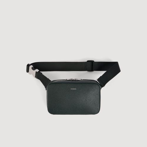 Petit sac en cuir reconstitué - Sandro Paris - Modalova