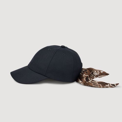 Casquette à foulard noué - Sandro Paris - Modalova
