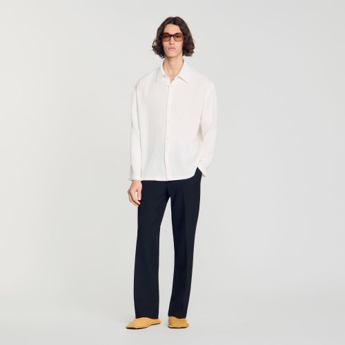 Chemise fluide effet froissé - Sandro Paris - Modalova