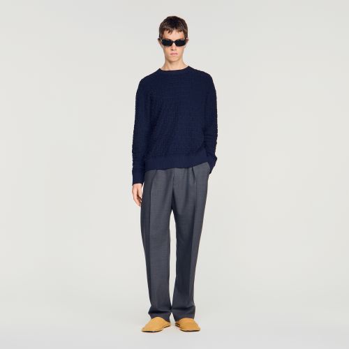 Pull en maille éponge - Sandro Paris - Modalova