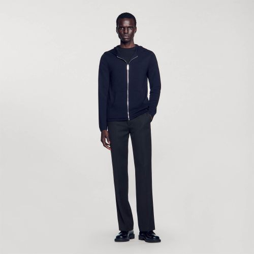 Gilet zippé avec capuche - Sandro Paris - Modalova
