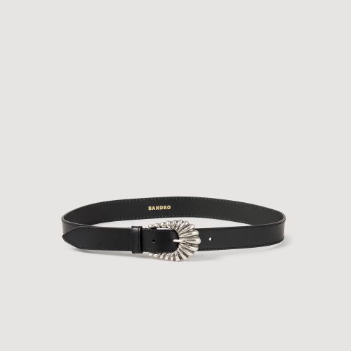 Ceinture en cuir - Sandro Paris - Modalova