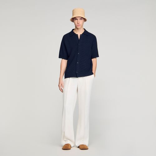 Chemise en jute - Sandro Paris - Modalova