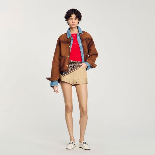 Short carpenter - Sandro Paris - Modalova