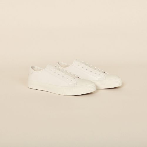 Sneakers basses en cuir - Sandro Paris - Modalova