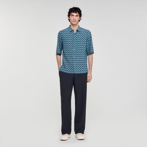 Chemise à imprimé corde - Sandro Paris - Modalova