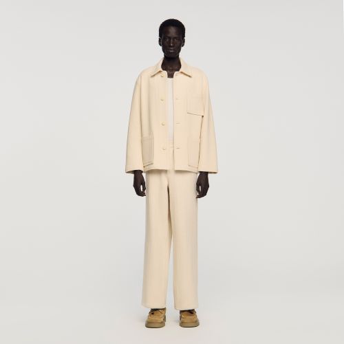 Blouson worker en coton - Sandro Paris - Modalova