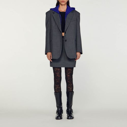 Veste de tailleur oversize - Sandro Paris - Modalova