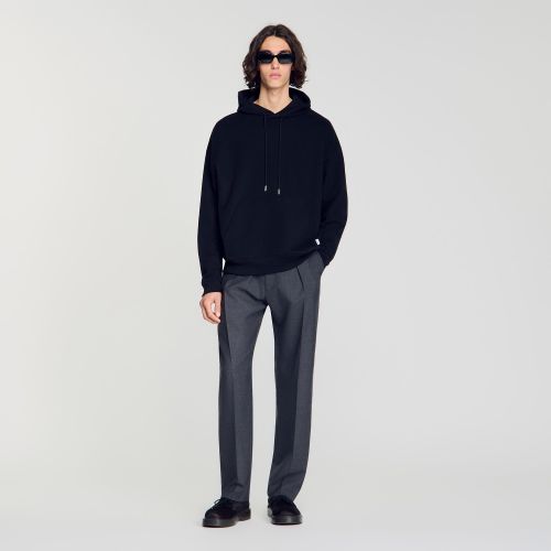Sweat oversize à capuche - Sandro Paris - Modalova