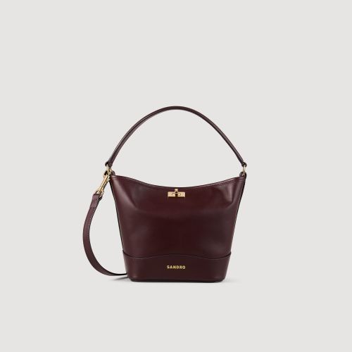 Sac seau Mini Tangoso en cuir - Sandro Paris - Modalova