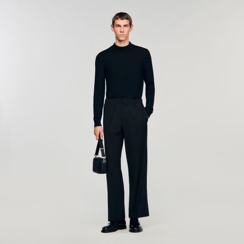 Pantalon large - Sandro Paris - Modalova