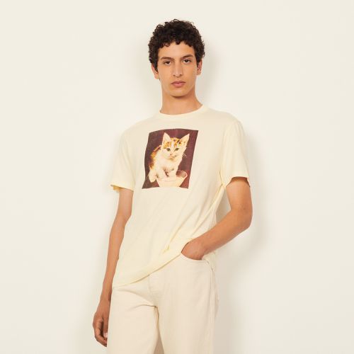 T-shirt en coton - Sandro Paris - Modalova