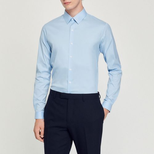 Chemise classique coupe slim - Sandro Paris - Modalova