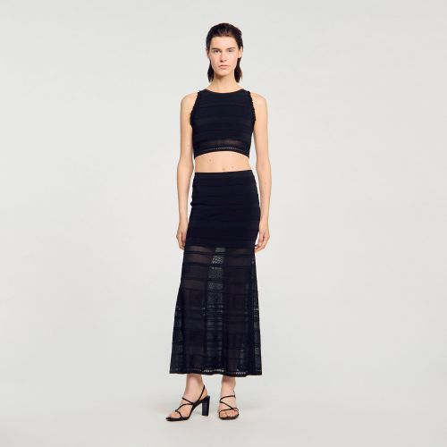 Pull court sans manches - Sandro Paris - Modalova