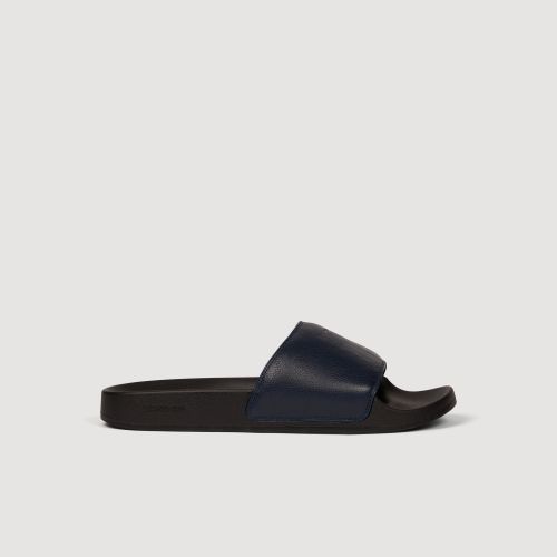 Sandales en cuir grainé - Sandro Paris - Modalova
