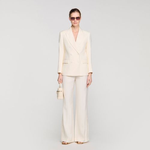 Veste de tailleur croisée - Sandro Paris - Modalova