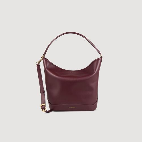 Sac seau en cuir - Sandro Paris - Modalova