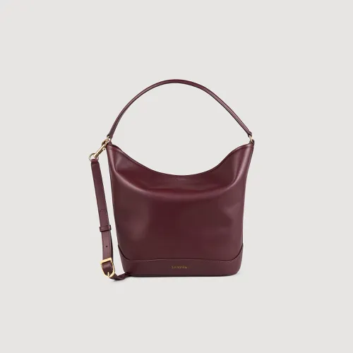 Sac seau TANGOSO en cuir - Sandro Paris - Modalova