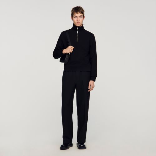 Sweatshirt en coton - Sandro Paris - Modalova