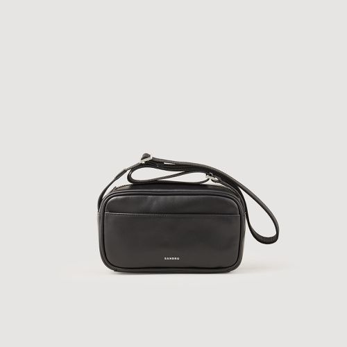 Petit sac en cuir lisse - Sandro Paris - Modalova