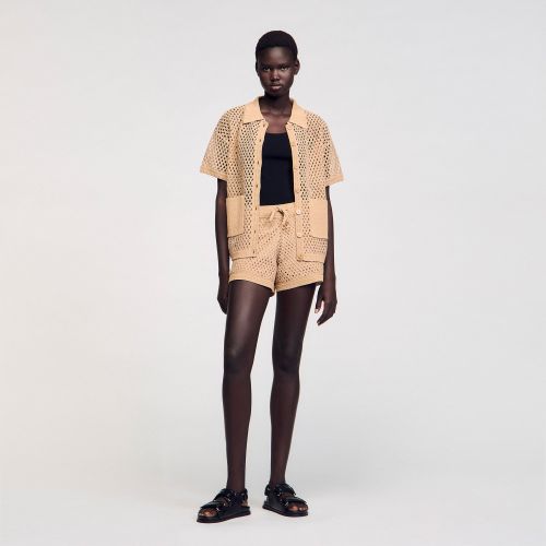 Cardigan strassé - Sandro Paris - Modalova